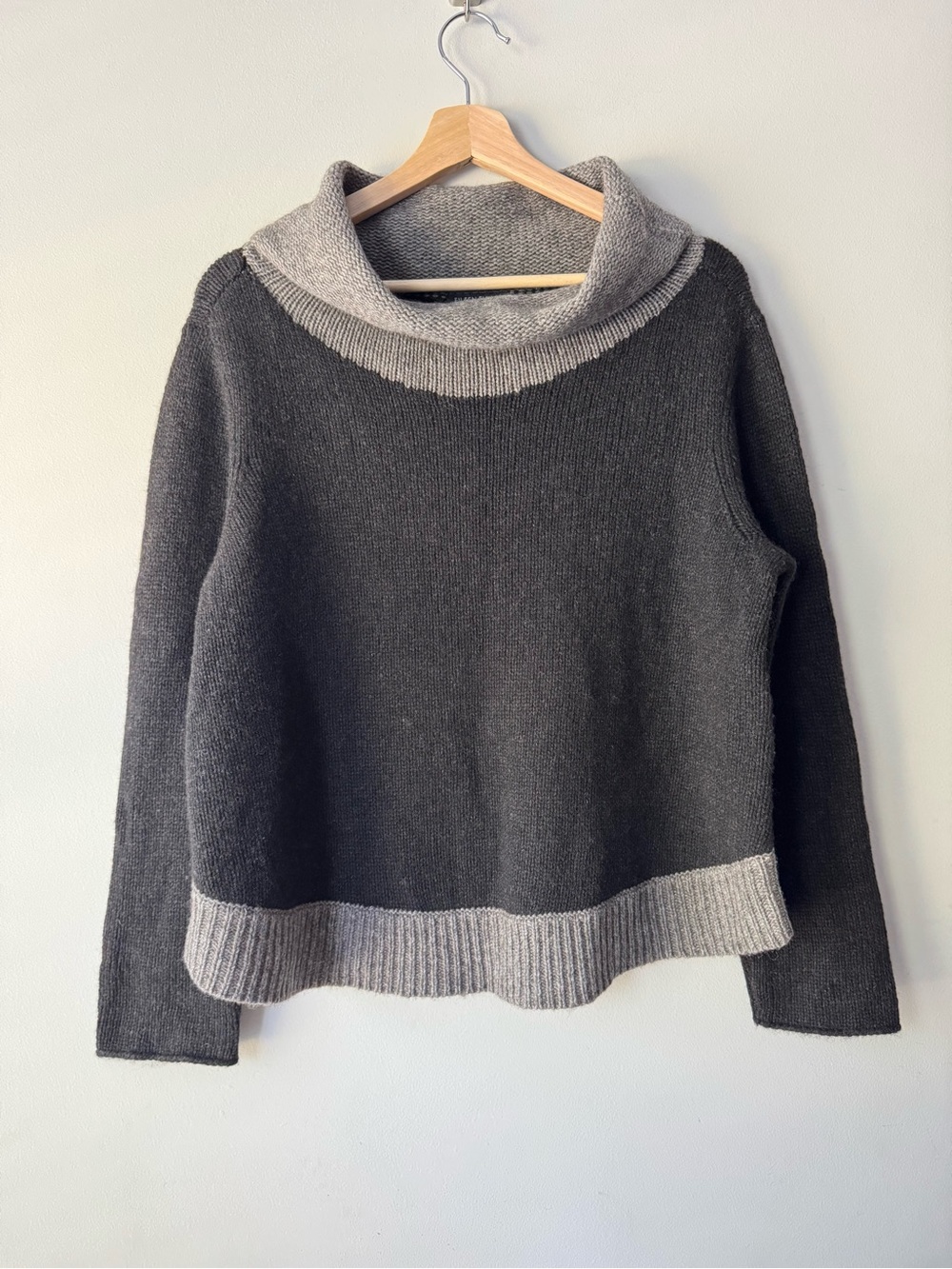 Eileen Fisher Cowl Neck Long Sleeve Sweater